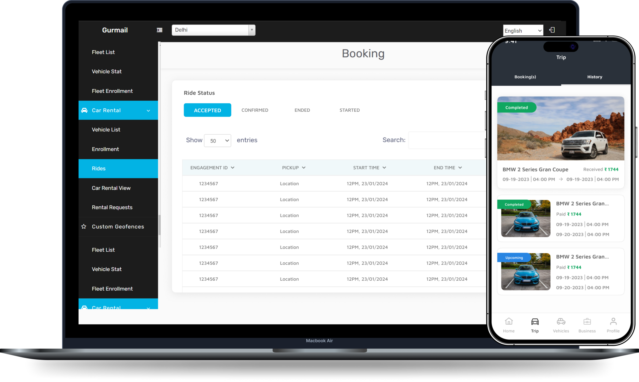 super rider app on phone